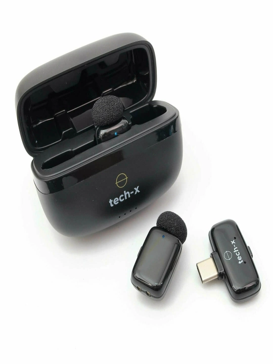 Игровой USB микрофон TECH-X AURA MINI, настольный, для стриминга, с RGB подсветкой, ПК/Mac