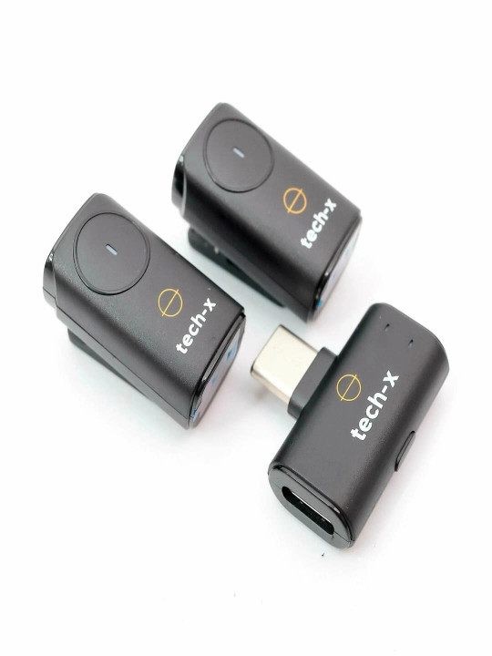 Петличка микрофон Tech-X Aura Air black для любители комфорта