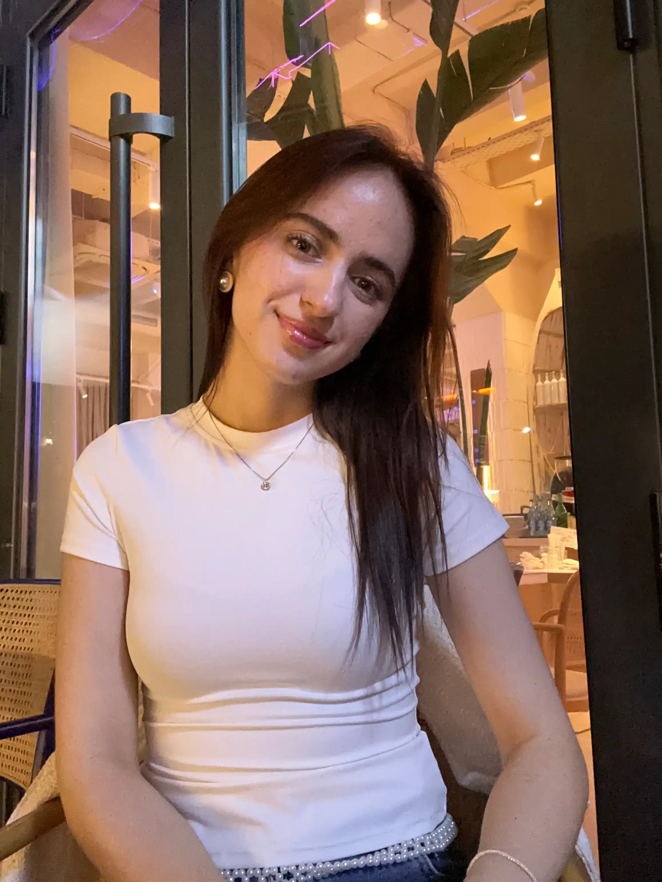 Ayollar futbolkasi, skims, kalta yengli, FIT brendi, yopishib turadigan, sport va sayr uchun
