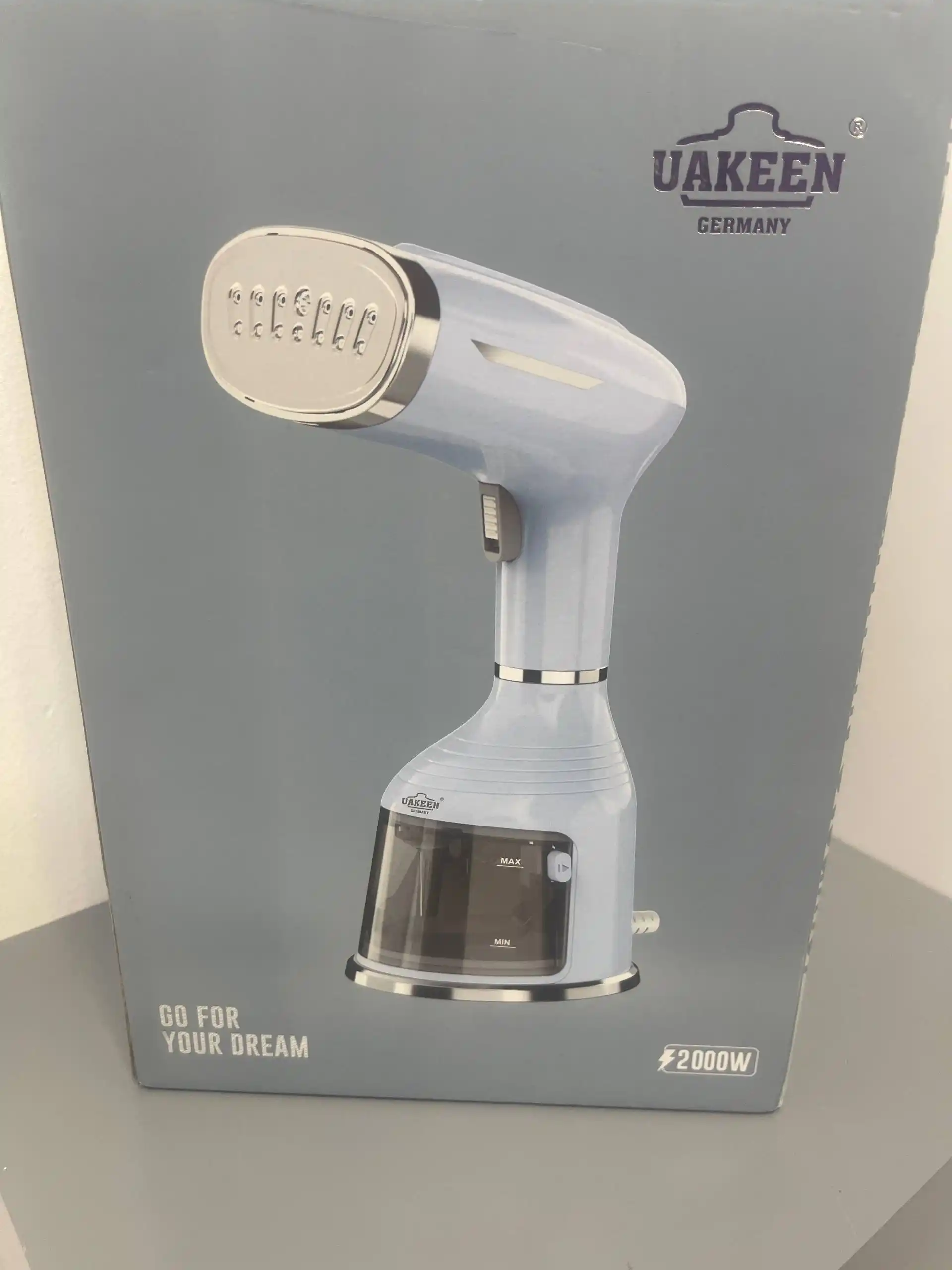 Отпариватель, мощный UAKEEN GERMANY 2000W, утюг, паровой утюг, ручной утюг,
