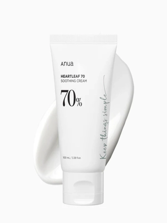 Успокаивающий крем Anua Heartleaf 70% Soothing Cream 100 мл - 