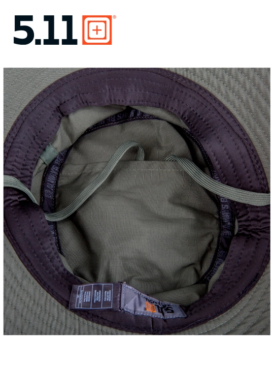 Панама 5.11 Boonie Hat, тактическая, хлопок полиэстер, защита от солнца
