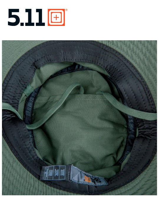 Панама 5.11 Boonie Hat, тактическая, хлопок полиэстер, защита от солнца