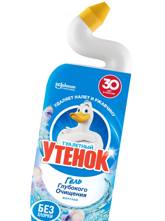 Чистящее средство для унитаза Туалетный утенок Морской, 500 мл