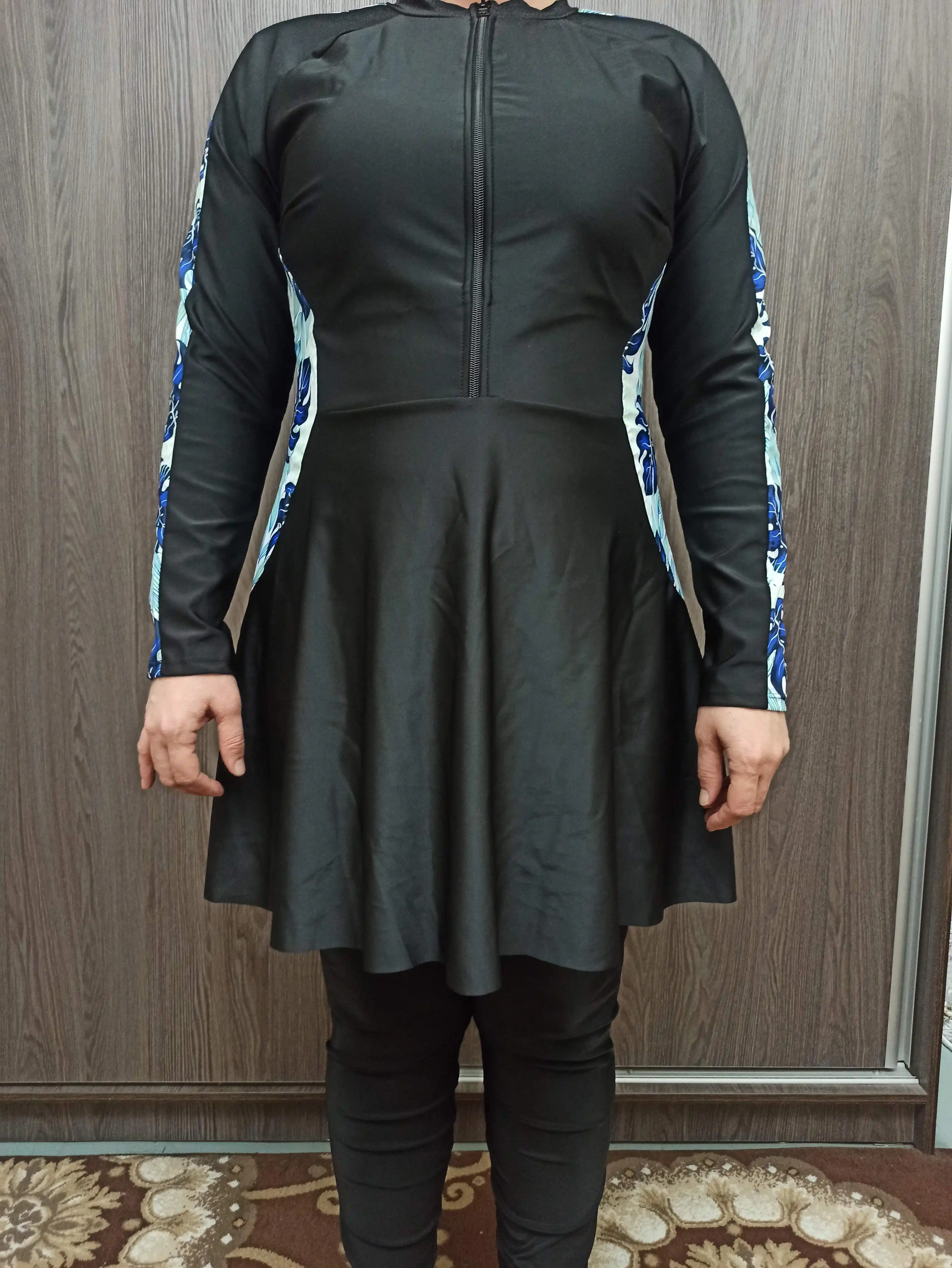 Burkini musulmoncha cho’milish kiyimi, yopiq, ayollar uchun