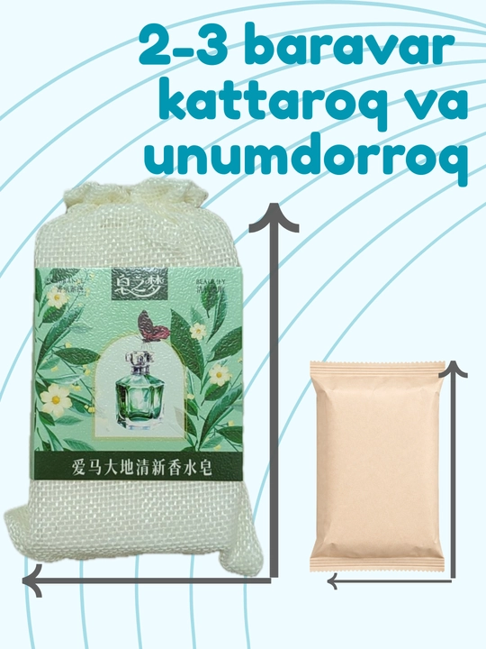 Xushbo‘y sovun, XXL 240 g + mochalka bilan, 200 g