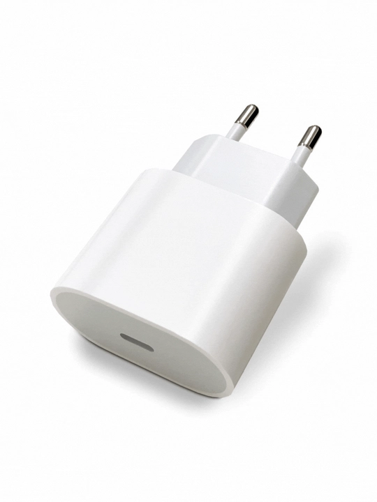 Zaryadnoe qurilma iPhone uchun, zaryadka 20 Vt, s kabelem Type-C — Lightning