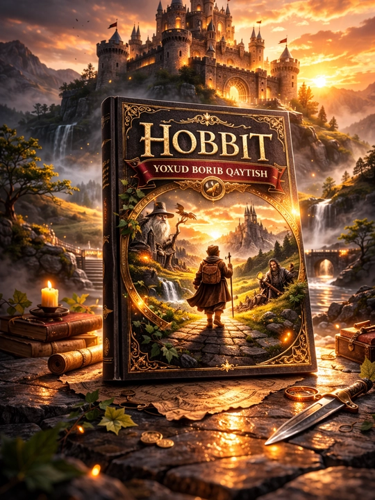 Hobbit yoxud borib qaytish J.R.R. Tolkien Fantastik roman Jahon fantastikasi kitob