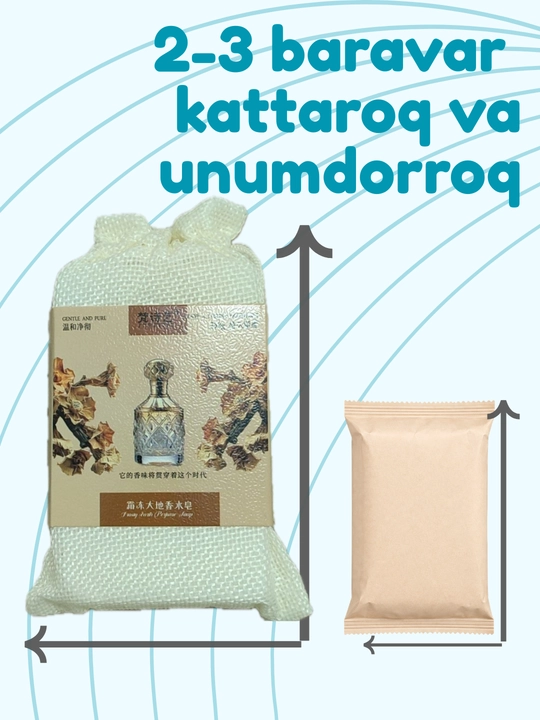 Xushbo‘y sovun, XXL 240 g + mochalka bilan, 200 g