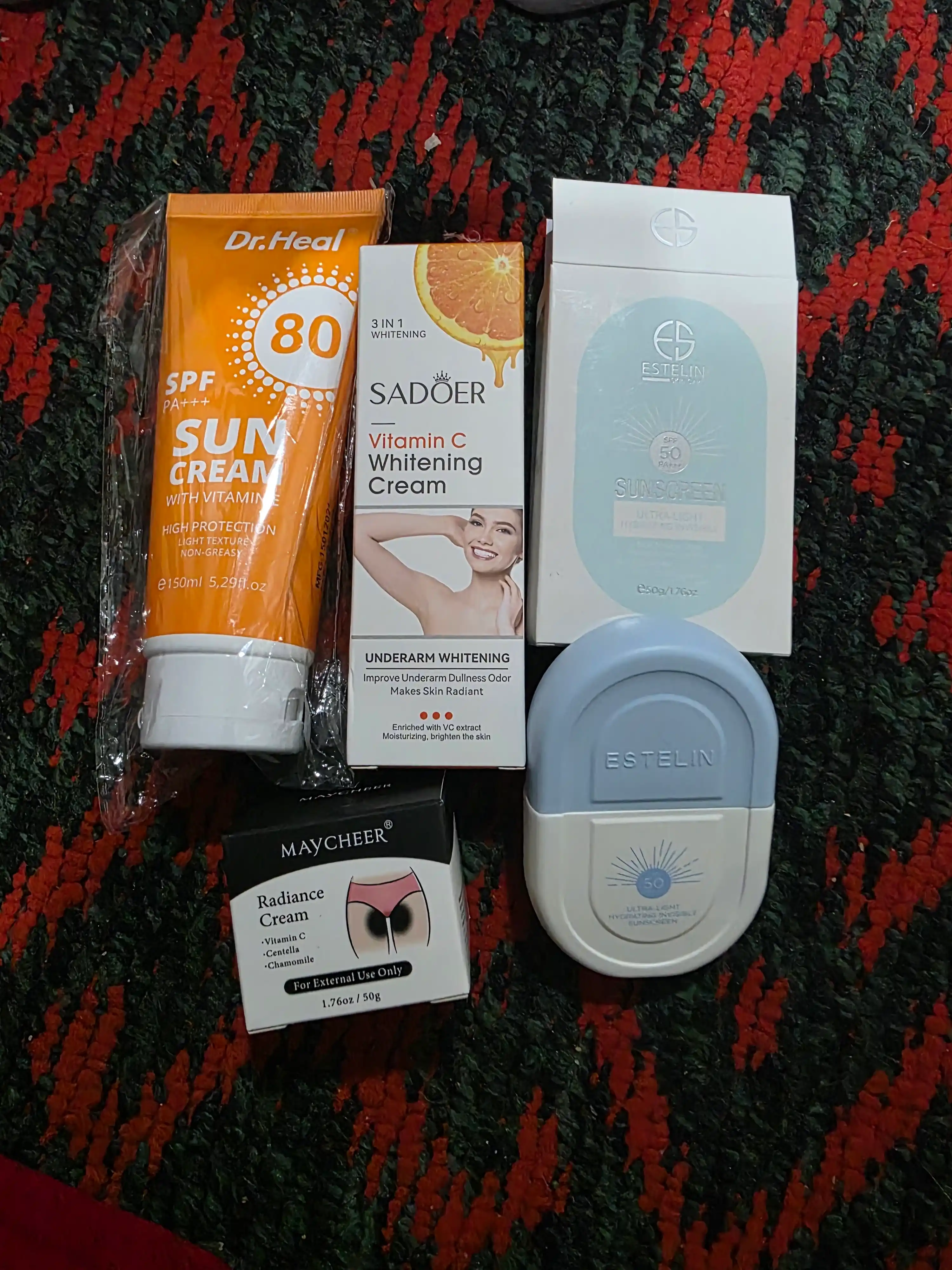 Quyoshdan himoyalovchi krem, suvga chidamli, ESTELIN SPF 100, 80, 70, 50 PA+++ 100 ml, 50 ml
