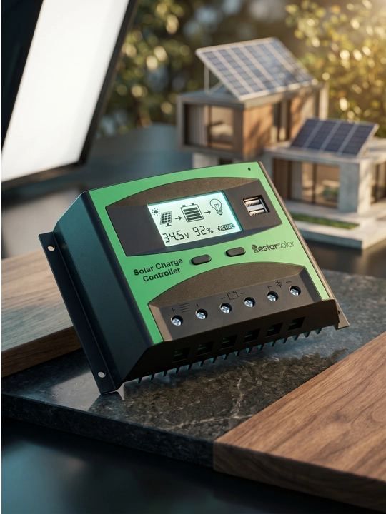 Smart Solar Charge Controller PWM780, 780W/1560W, LCD, IP65