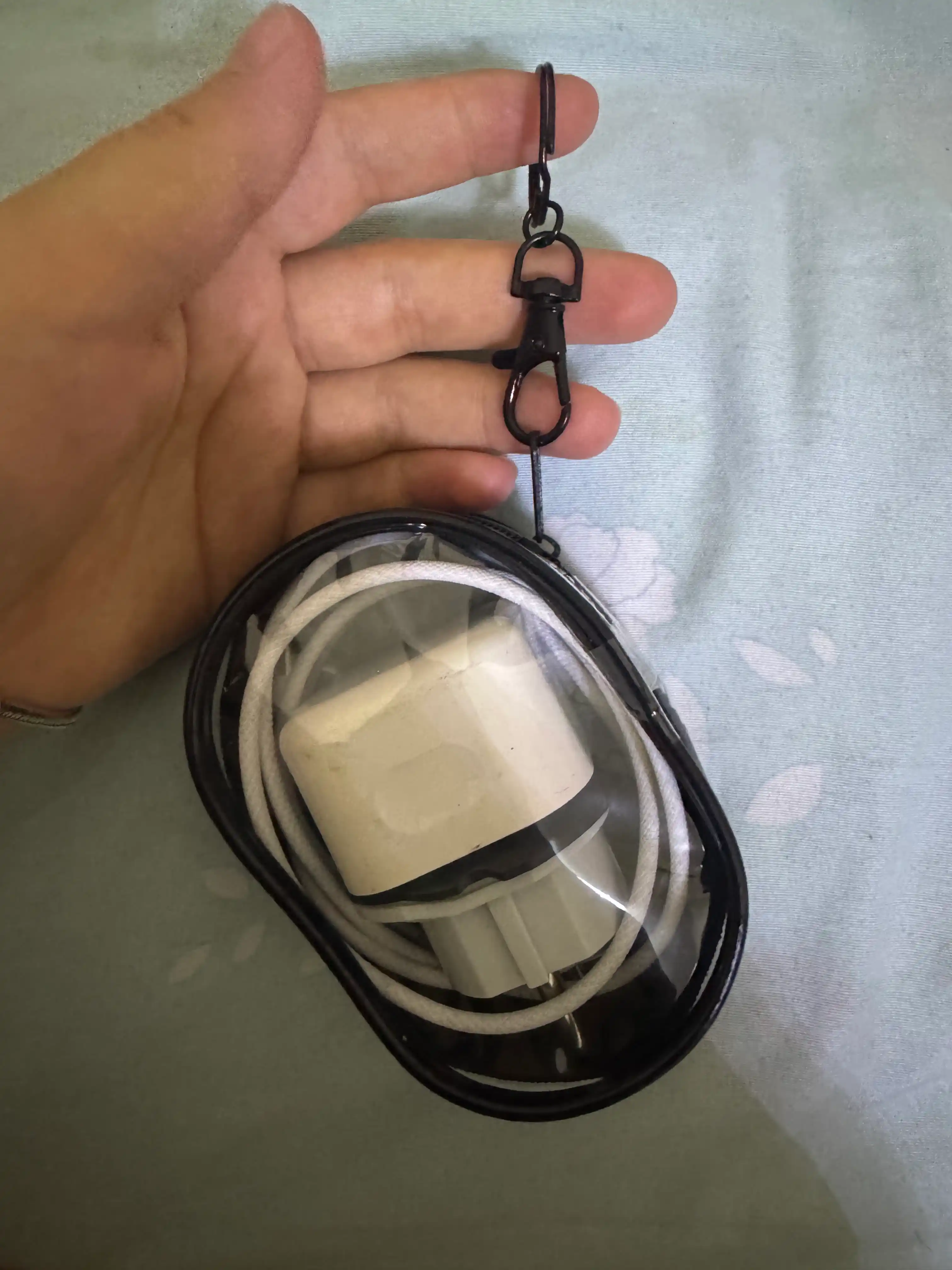 Прозрачный ящик для хранения, чехол для зарядных устройств, аксессуары для смартфона