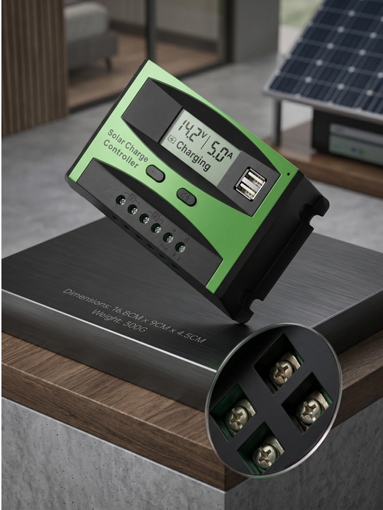 Smart Solar Charge Controller PWM780, 780W/1560W, LCD, IP65