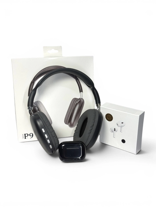 Simsiz Bluetooth quloqchinlar P9, mikrofonli, 1+1