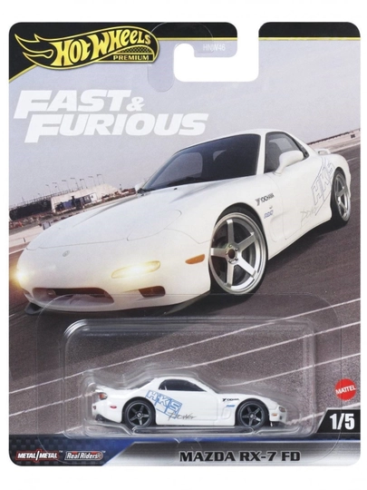 Коллекционная машинка Hot Wheels 1:64 — Fast & Furious / Car Culture, металлическая модель — CRN-HW-БЕЛЫЙ