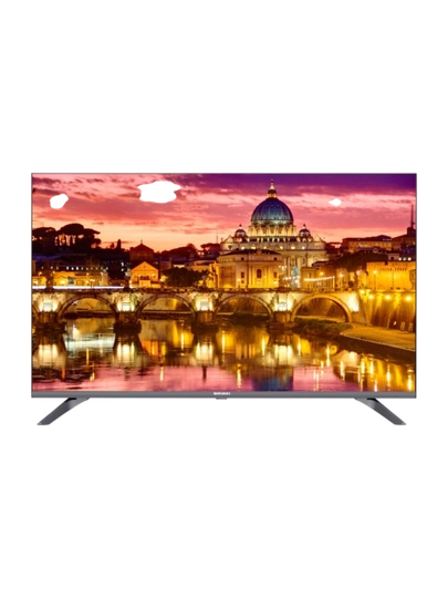 Телевизор Shivaki 32H4103 32" HD LED, безрамочный дизайн, темный асфальт, Smart TV - 