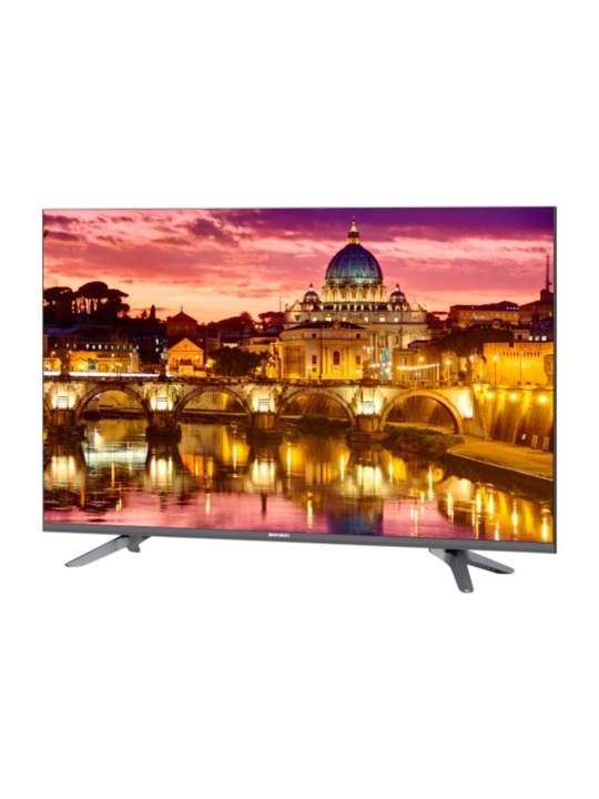 Shivaki 32H4103 32" HD LED televizor, ramkasiz dizayn, to‘q asfalt rang, Smart TV