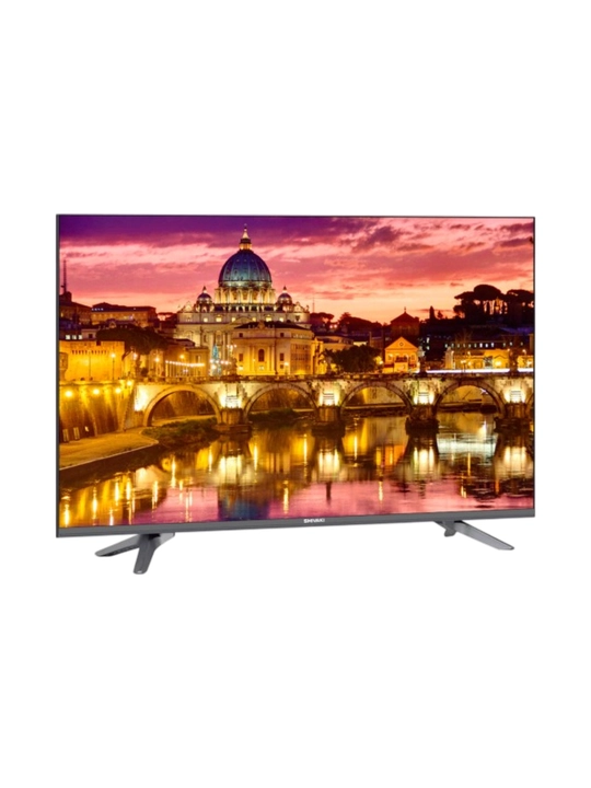Shivaki 32H4103 32" HD LED televizor, ramkasiz dizayn, to‘q asfalt rang, Smart TV