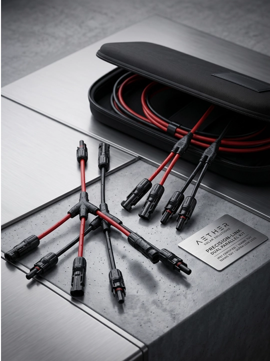 Quyosh paneli ulanish kabeli, konnektor, kabel, 3 tasi 1 da, 2 tasi 1 da