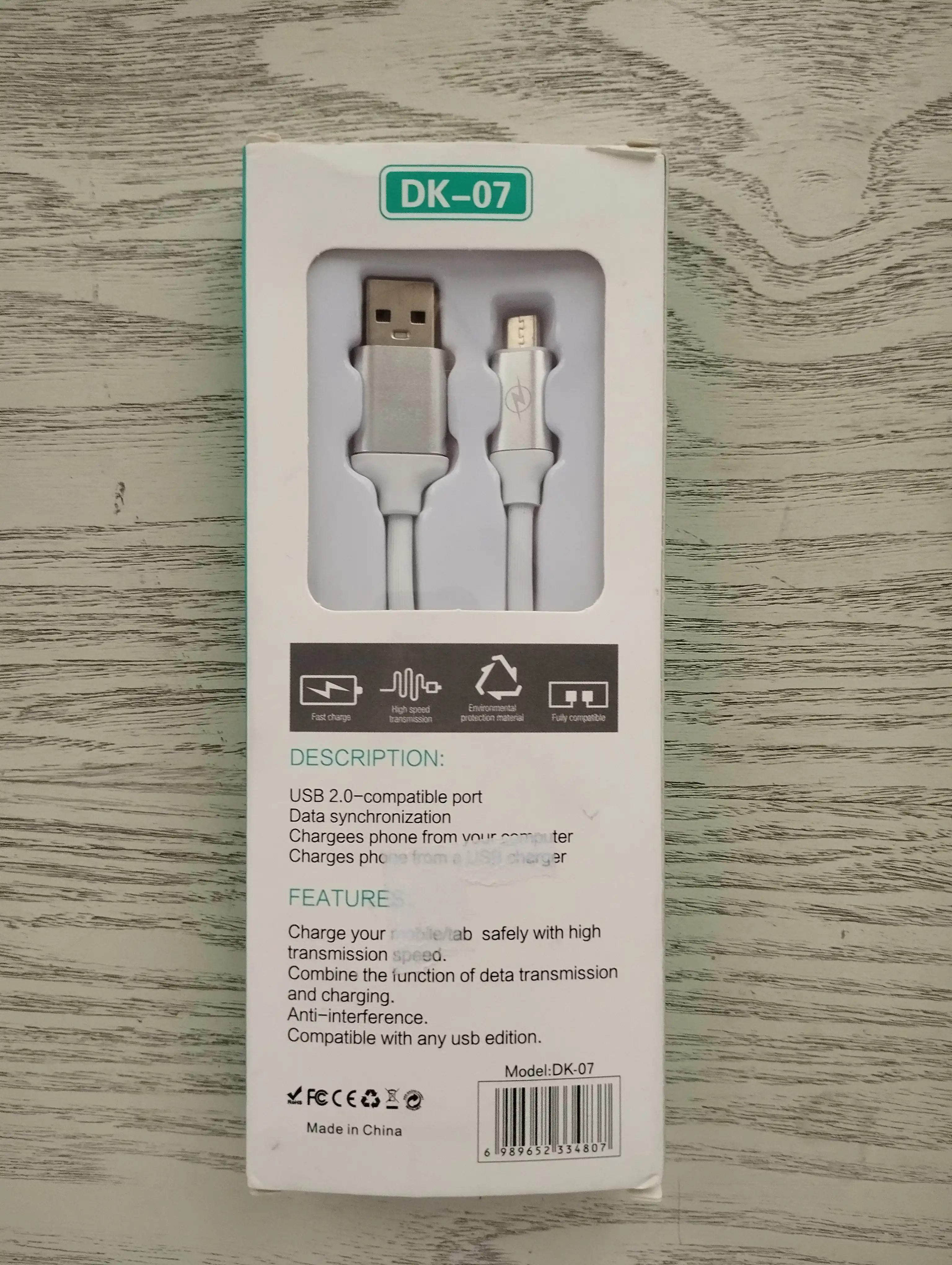 Кабель Micro USB, подходит для всех телефонов с Micro, быстрая зарядка, DATA CABLE KING