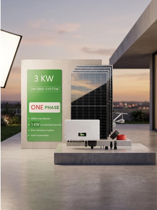 3 kVt ONGRID quyosh paneli to‘plami