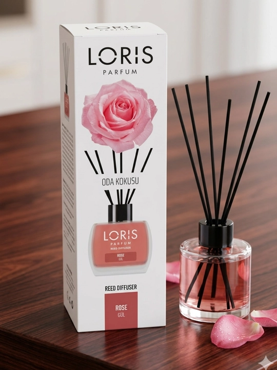 Аромадиффузор для дома Loris Parfum Rose , роза, 120 мл - 