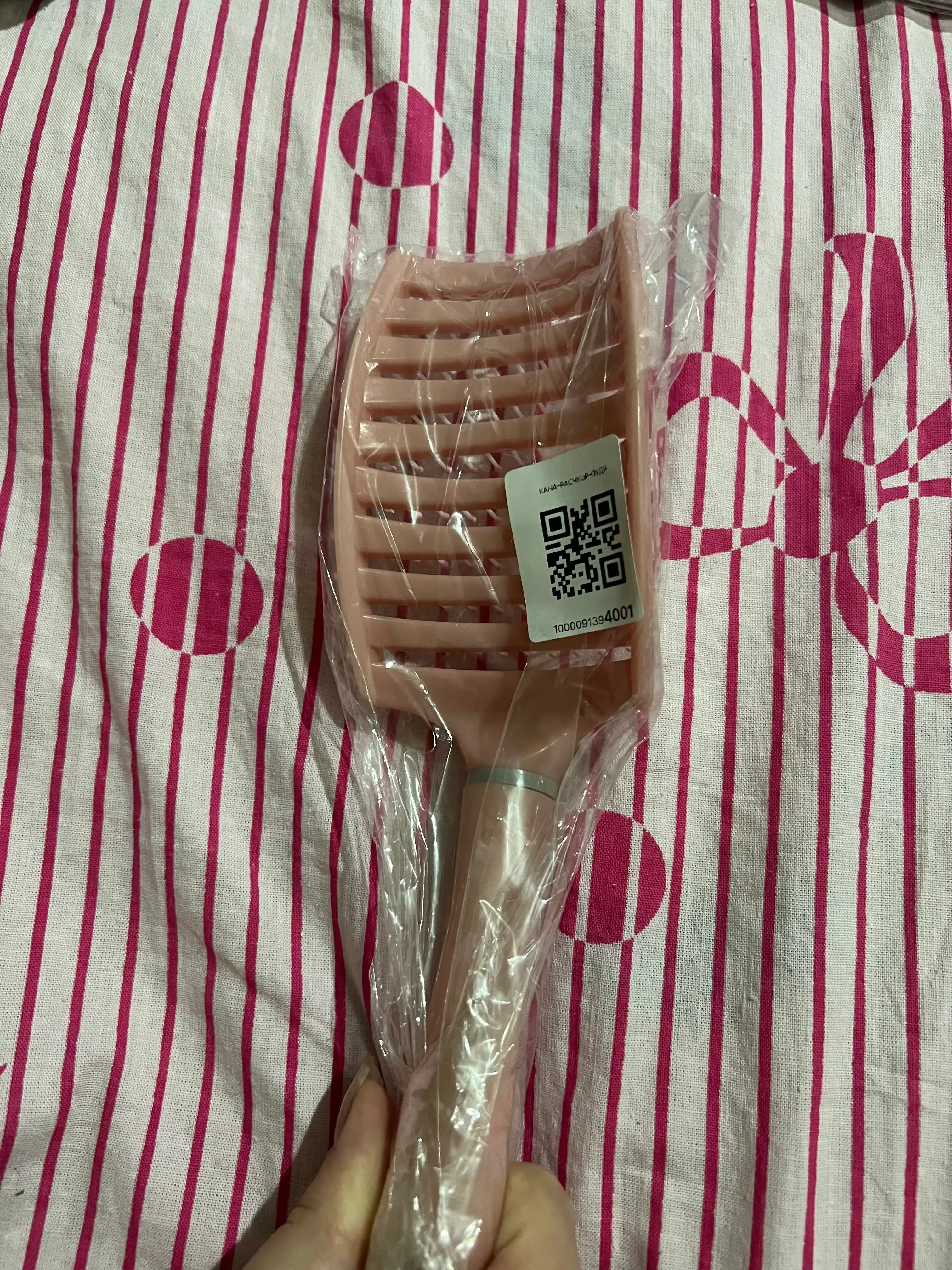 Расческа для волос скелетная, продувная, для сушки и создания объема, в корейском стиле