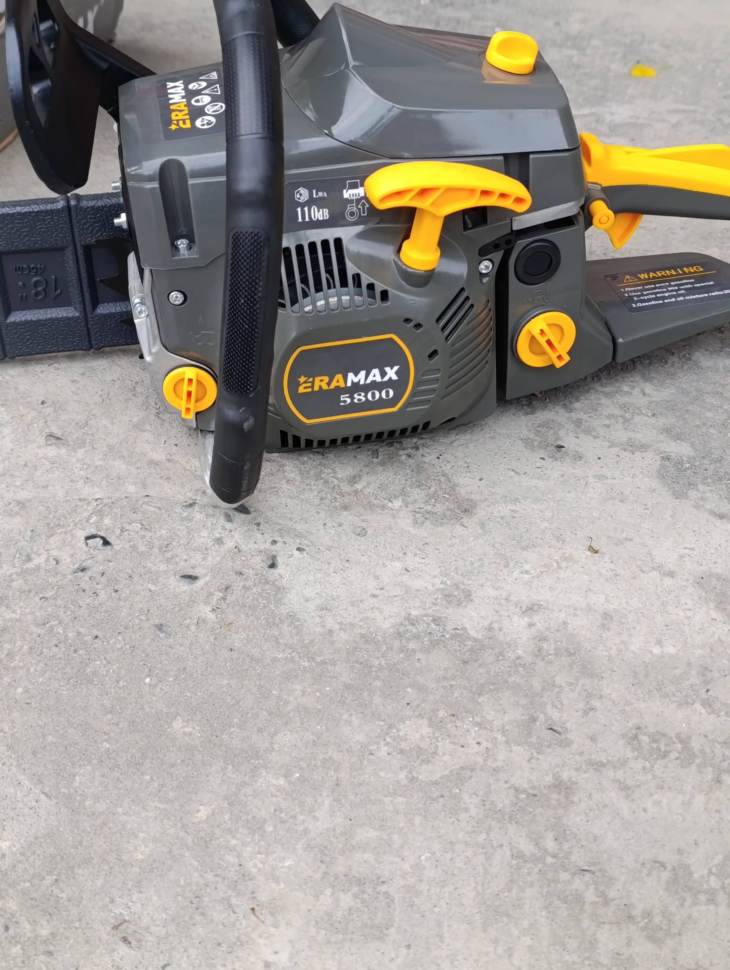 Matorli arra , ERAMAX 5800 benzinli zanjirli arra, pila professional