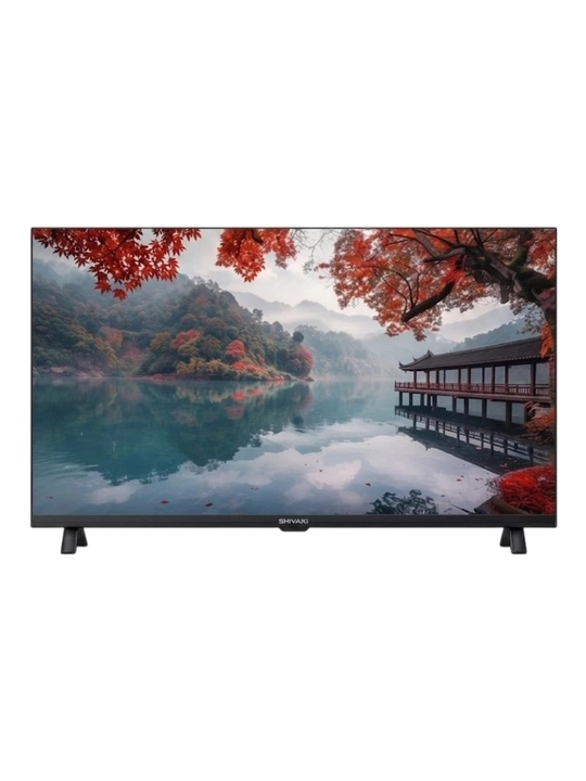 Телевизор Shivaki S32PHB100 32" HD Smart TV, темно-серийный, DVB-T2, USB, HDMI - 