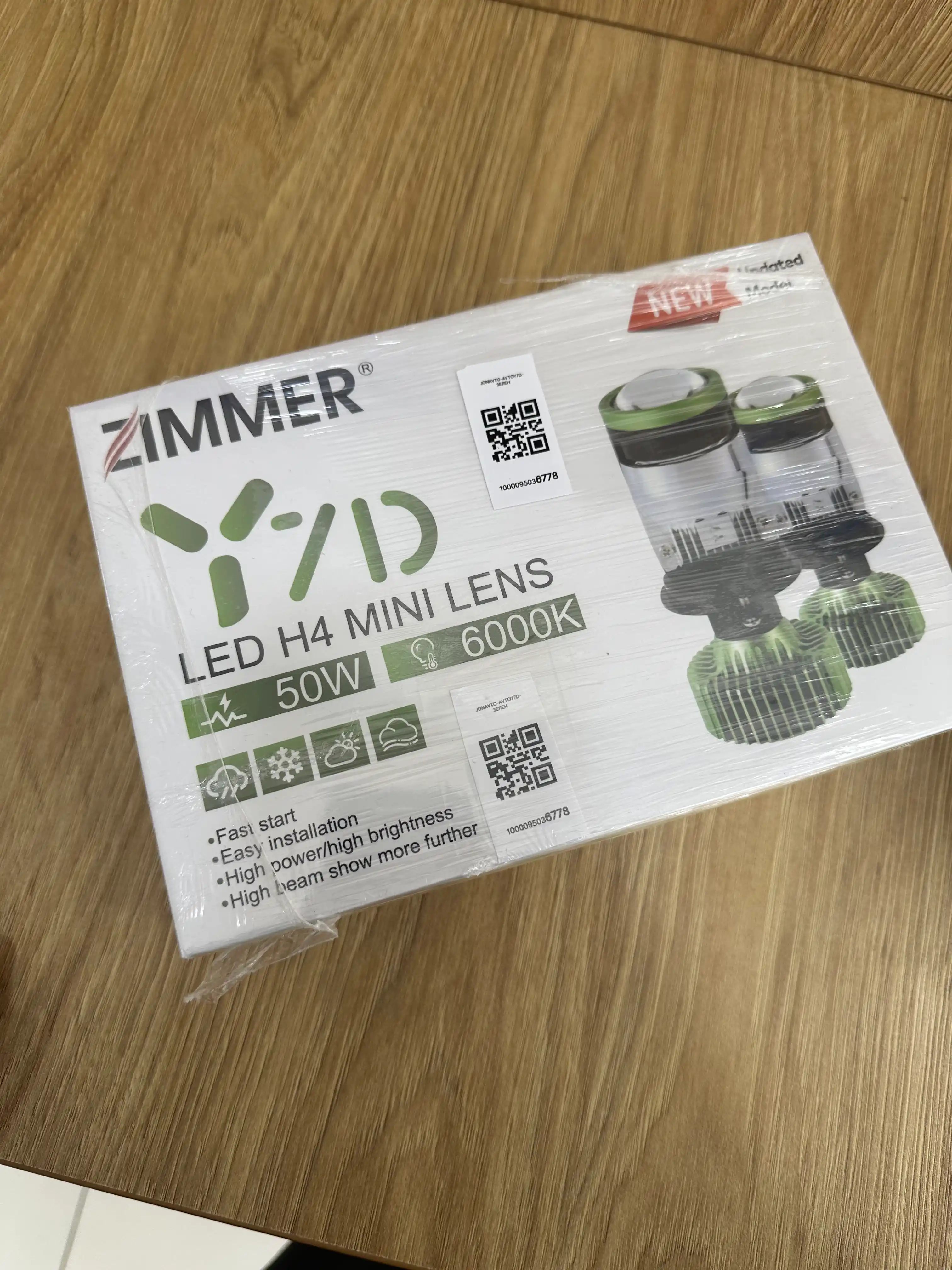 Zimmer Y7D, Y7 LED H4 120W: avtomobil faralari uchun chiziqli svetodiod