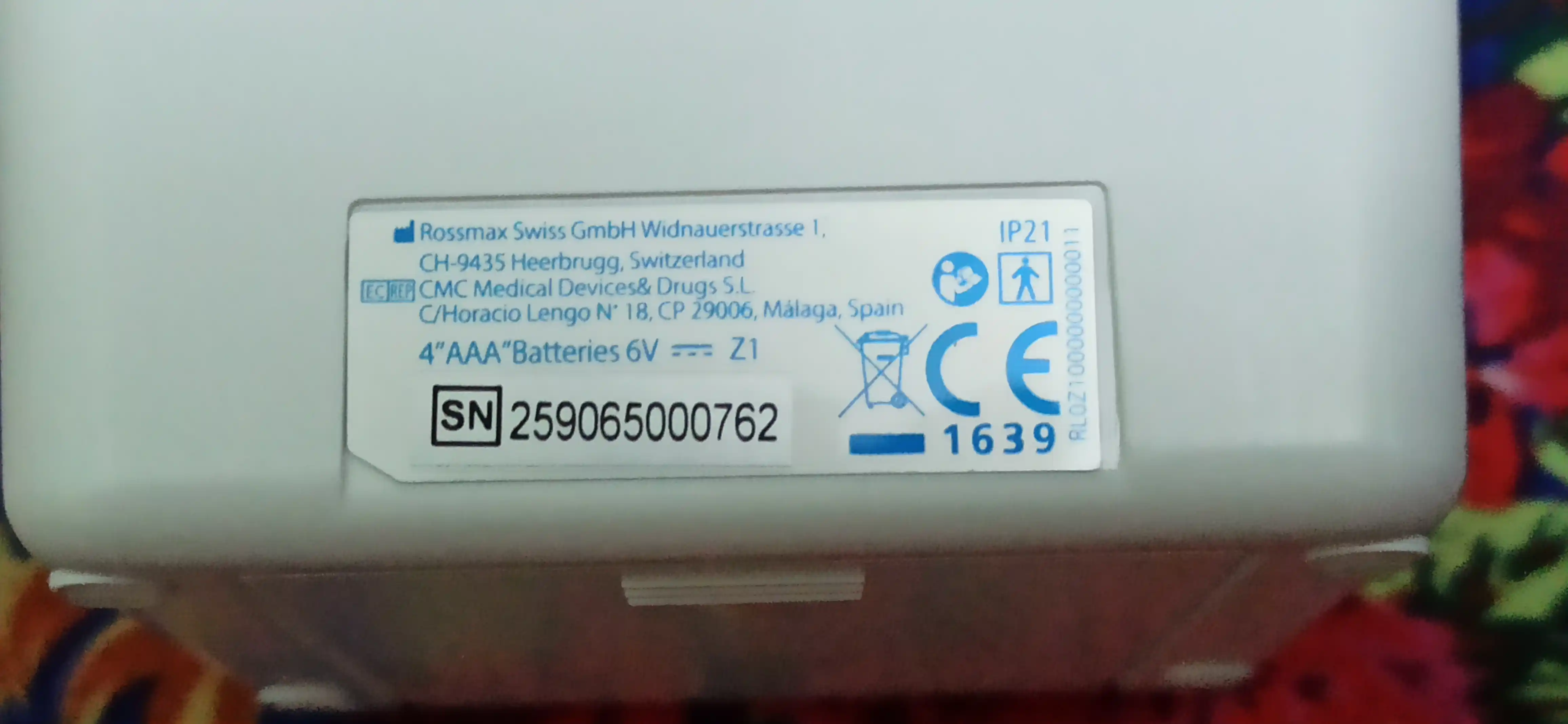 Raqamli avtomatik tonometr Z1 Rossmax Swiss