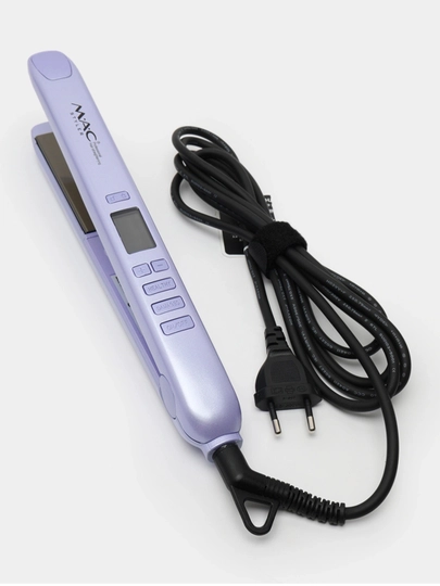 MAC Styler Keramika soch dazmoli, professional to‘g‘rilagich, LCD displey, 480°F