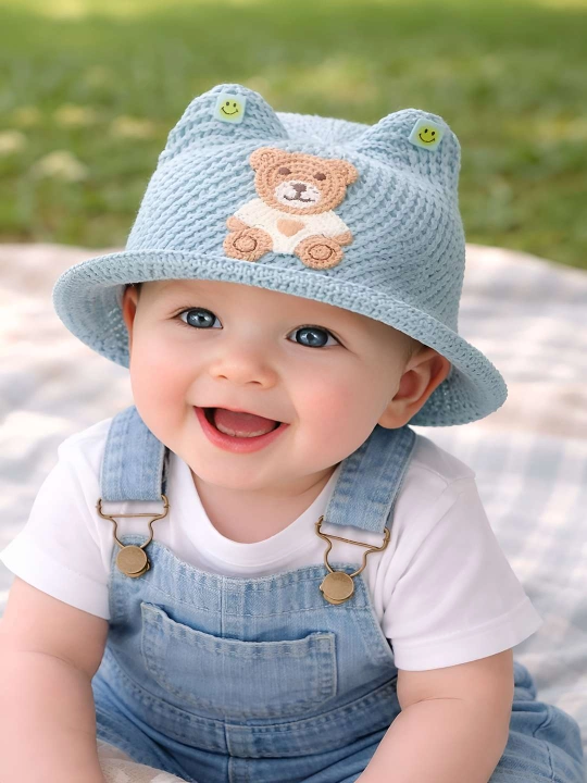 Детская панама, летняя шляпа для мальчиков и девочек, 1-4 лет - 