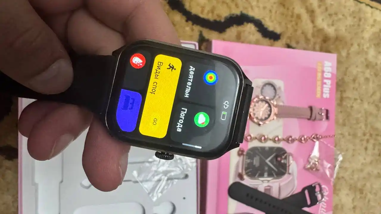 Умные часы набор 7 в 1 для девушек, Smart Watch, классические часы и украшения, смарт часы