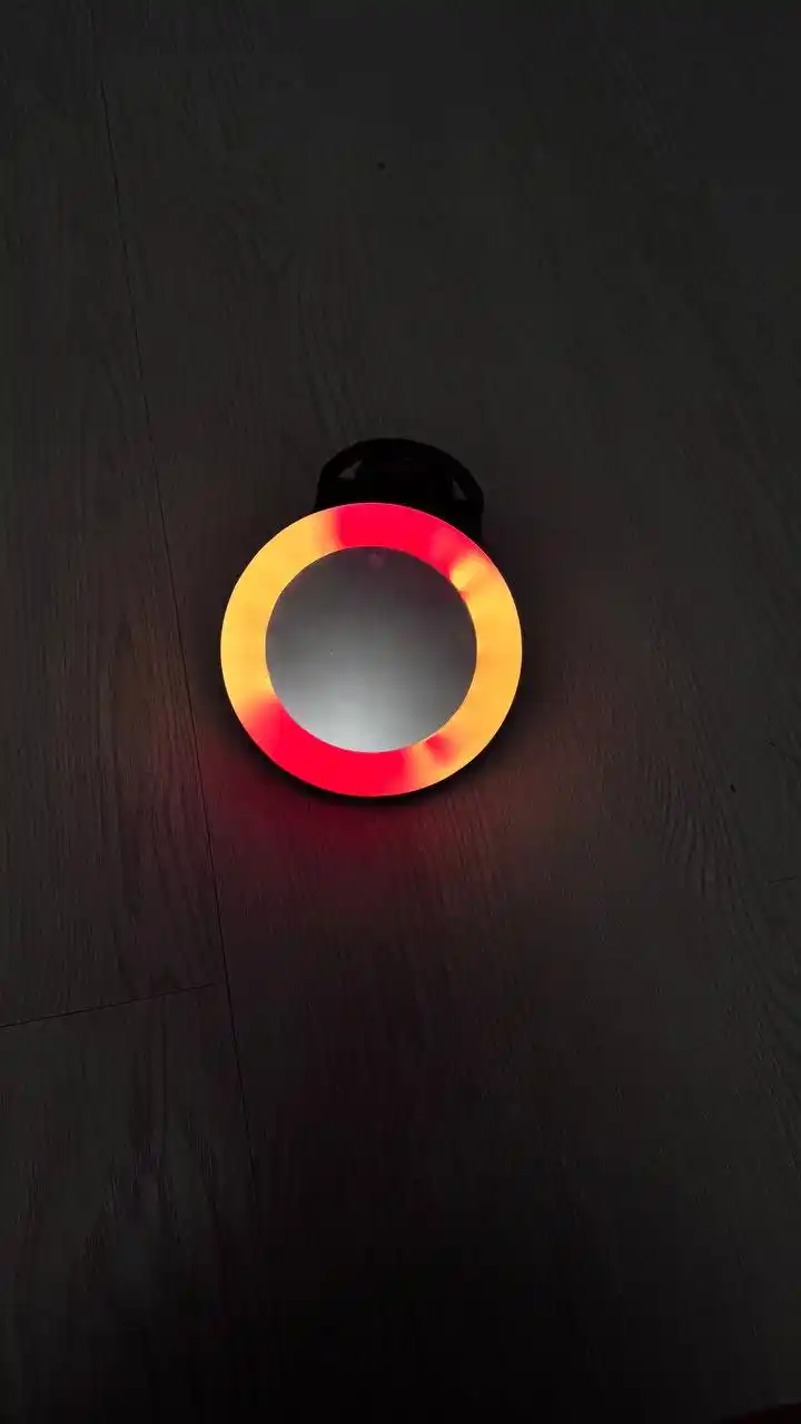 Selfi lampa, smartfon halqasi, mini selfi chiroq, smartfon uchun, mini chiroq, RGB