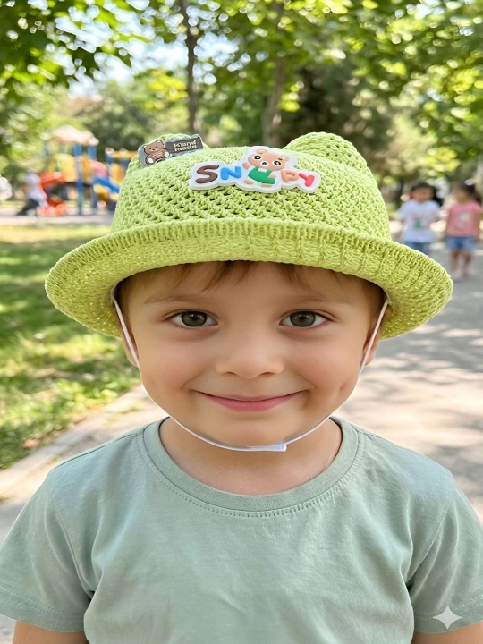 Детская панама, летняя шляпа для мальчиков и девочек, 1-4 лет - 