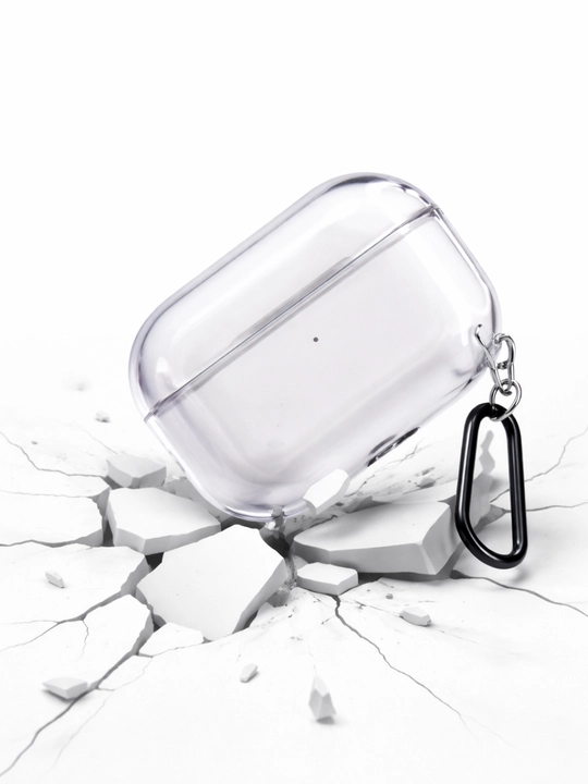 Прозрачный защитный чехол для AirPods с карабиномкейс для AirPods 1/2/3/Pro/Pro 2
