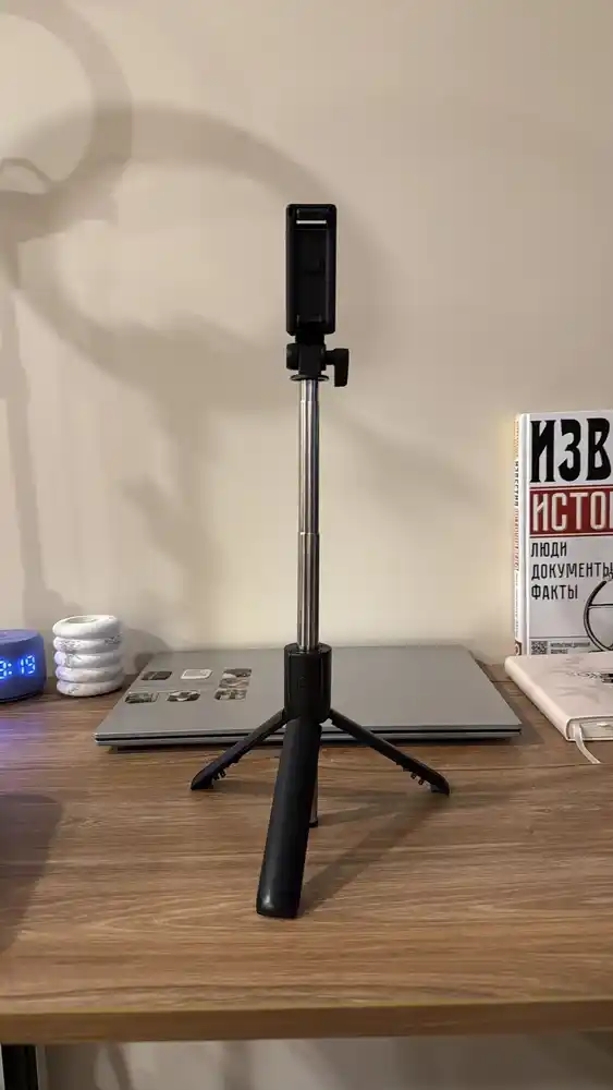 Monopod, selfi tayoqchasi, shtativ, masofadan boshqarish pulti bilan