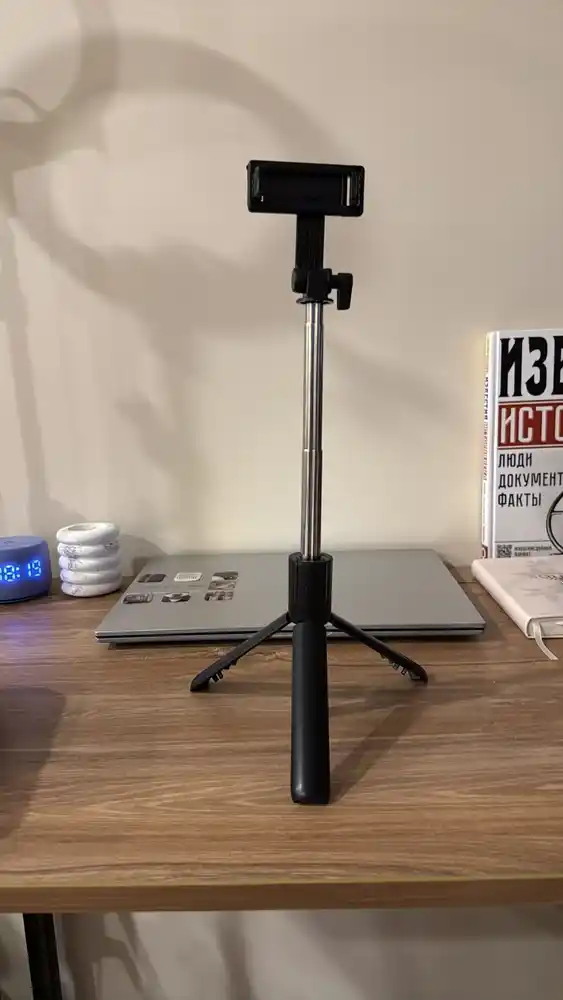 Monopod, selfi tayoqchasi, shtativ, masofadan boshqarish pulti bilan