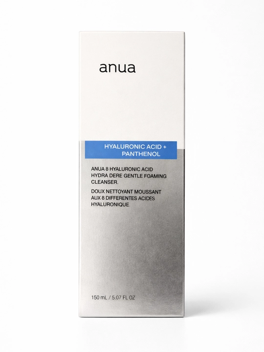 Пенка для лица Anua 8 Hyaluronic Acid, увлажняющая пенка для умывания , 150 мл