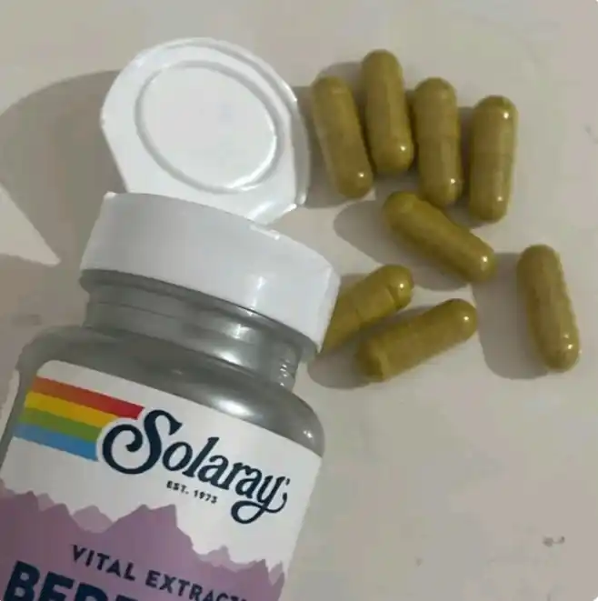 Solaray Berberine 500 mg — o‘simlik ekstrakti, 60 kapsula