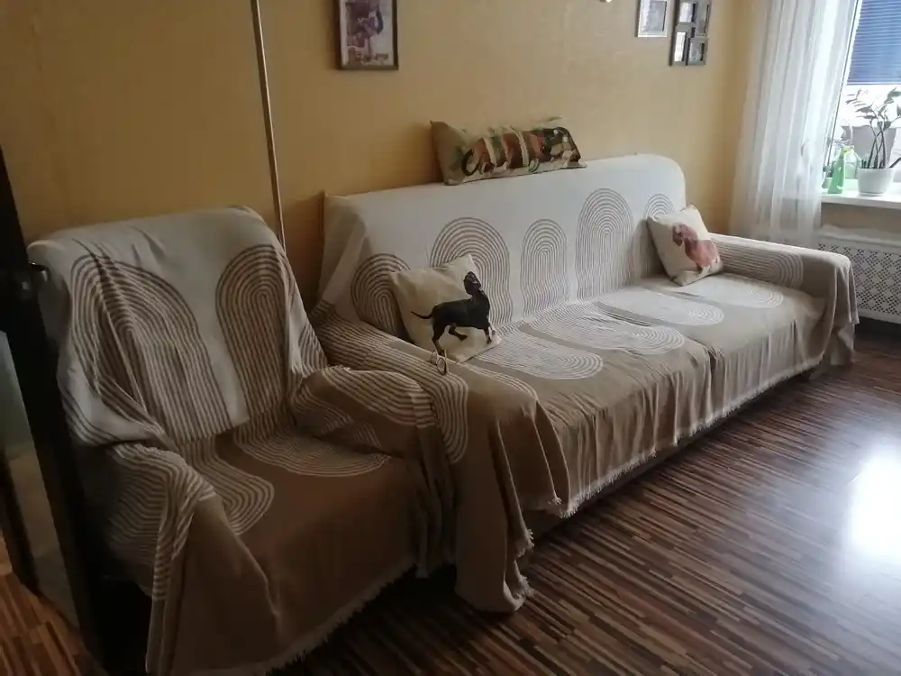 Divan va kreslolar uchun yopinchiq-pled, mebel uchun universal g‘ilof, choyshab 230x180 sm