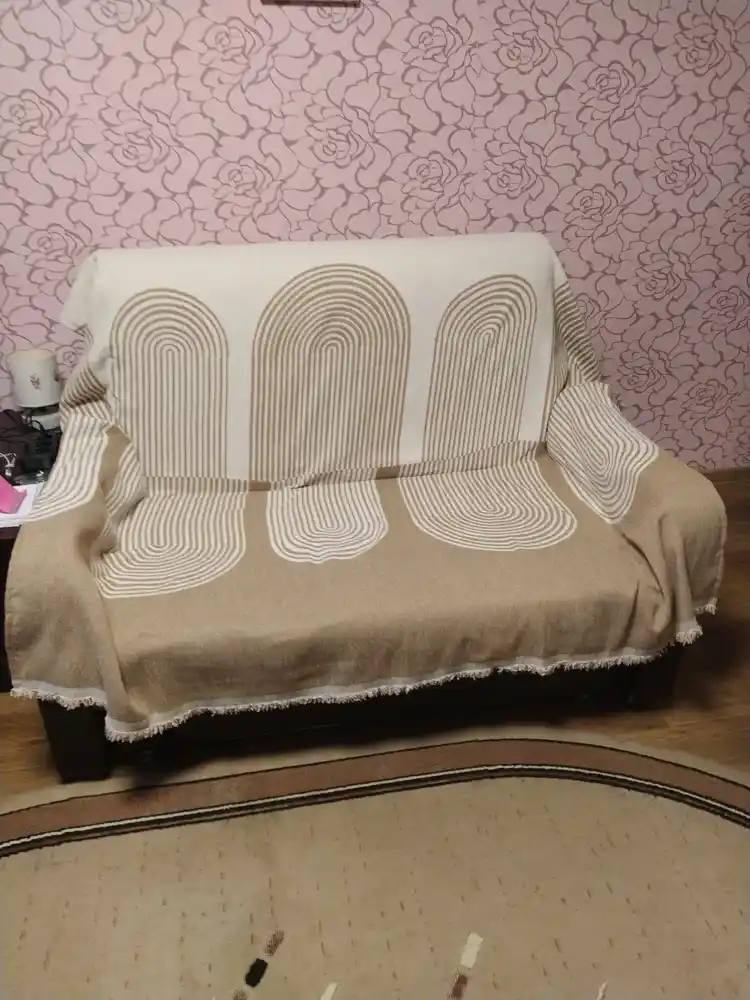 Divan va kreslolar uchun yopinchiq-pled, mebel uchun universal g‘ilof, choyshab 230x180 sm