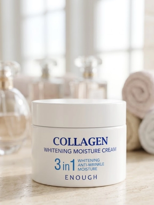 Крем для лица Collagen отбеливающий с экстрактом улитки и коллагеном, питание и уход, 80 г - 