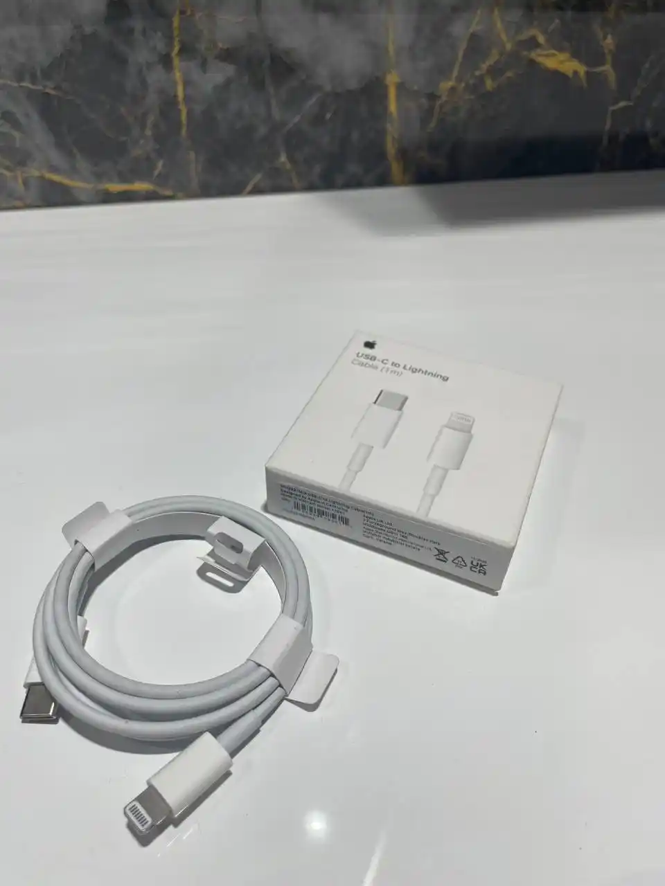 USB-C dan Lightning kabel 1m tez zaryad, Type-C kabel 60W