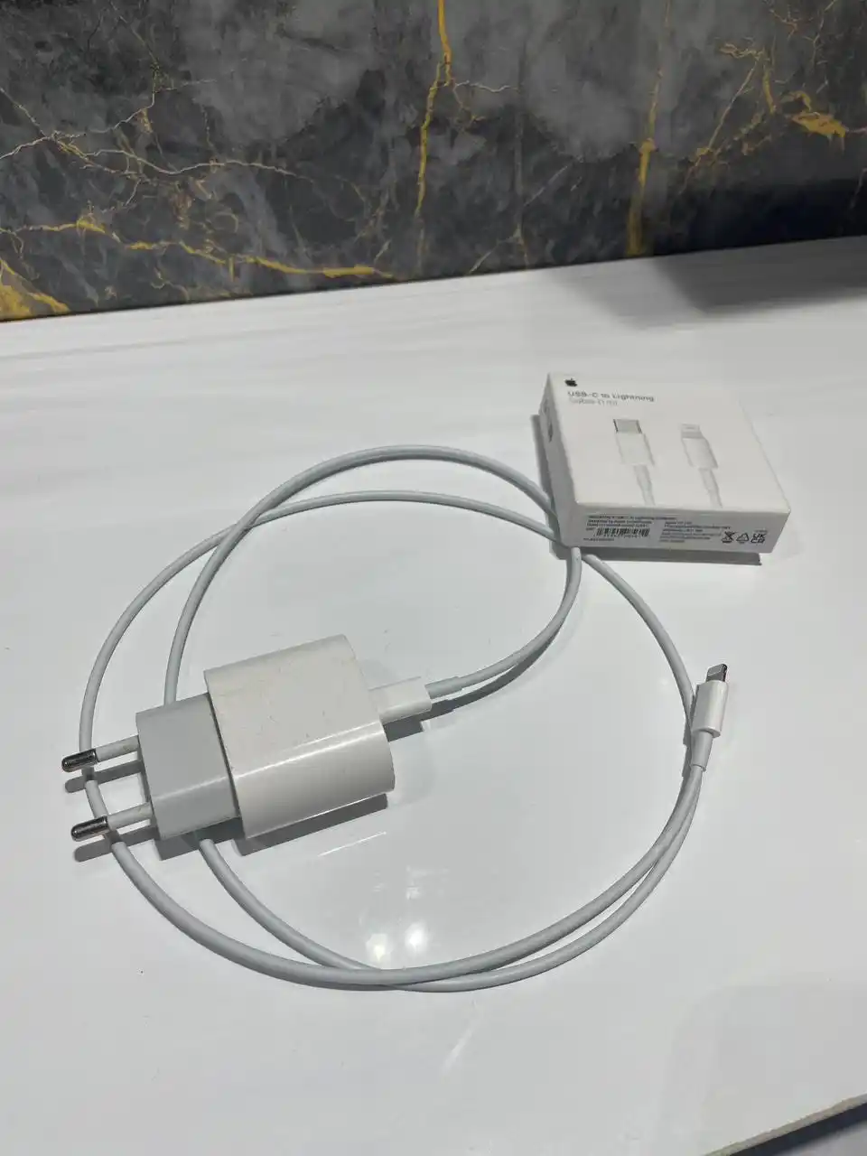 USB-C dan Lightning kabel 1m tez zaryad, Type-C kabel 60W