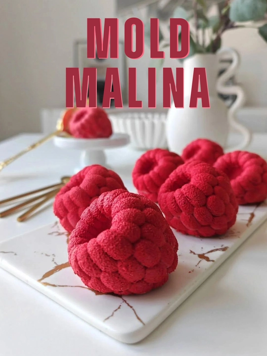 Malina silikon qolipi, tort va shirinliklar uchun 3D qoliplar, pishiriqlar uchun qolip - 