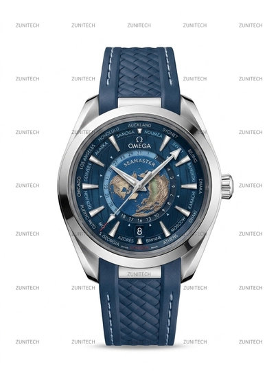Мужские наручные часы, OMEGA автоматические механические, классическом стиль, элегантность — ZUNITCH-OMEGA-СИНИЙ
