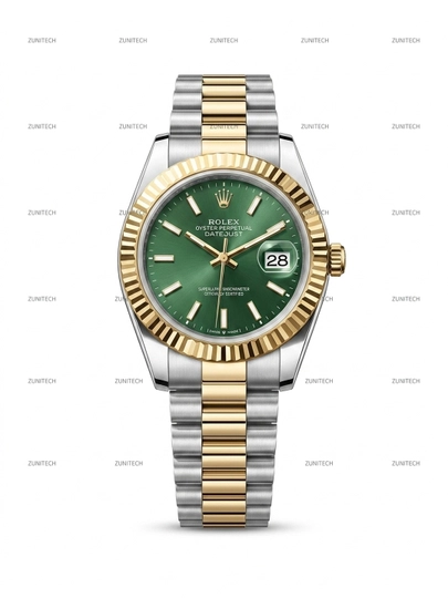 Мужские наручные часы, ROLEX в классическом стиле — ZUNITCH-ROLE-ЗЕЛЕН