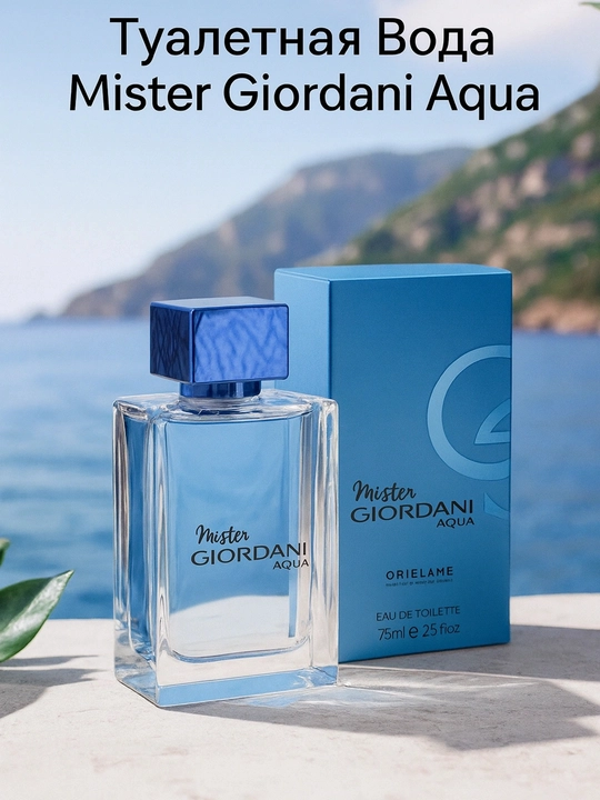Mister Giordani Aqua Erkaklar uchun Eau de Parfum - 
